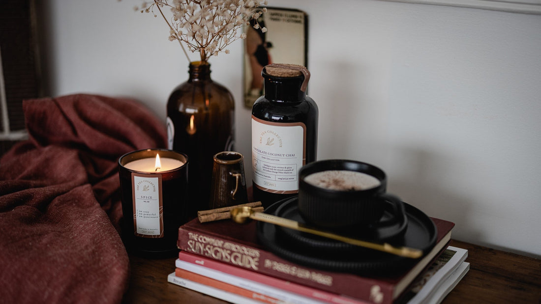 Unwind with The Tea Collective's Loose Teas and Candles - The Perfect Gift Combo - Newcastle Dried Flower Co