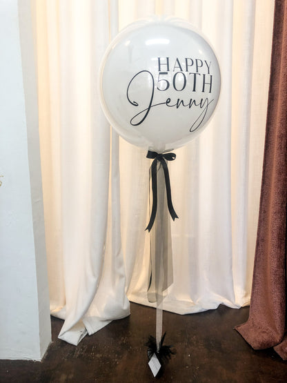 40cm Personalised Birthday Balloon with Age