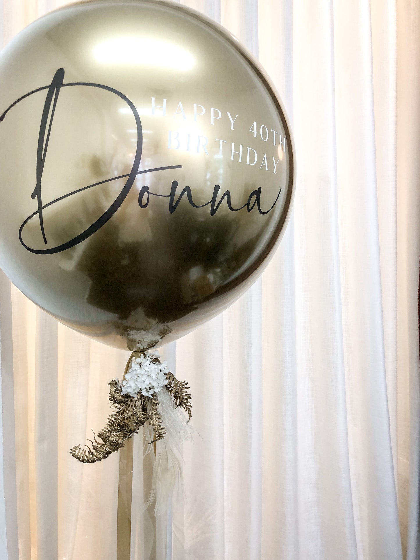60cm Personalised Birthday Balloon with Age