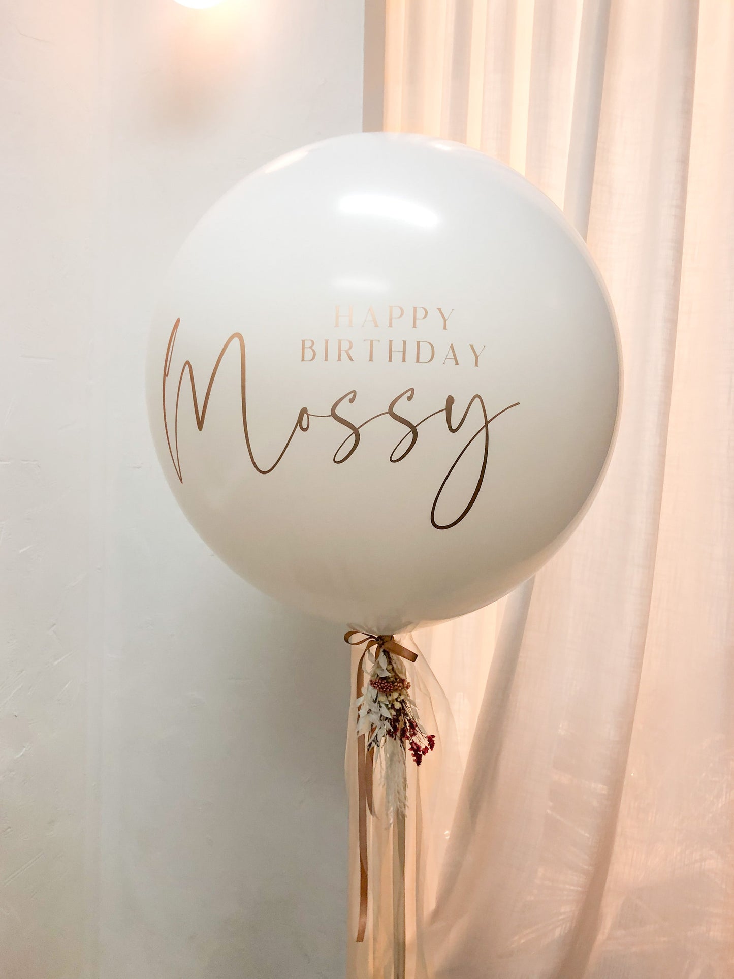 60cm Personalised Birthday Balloon with Age