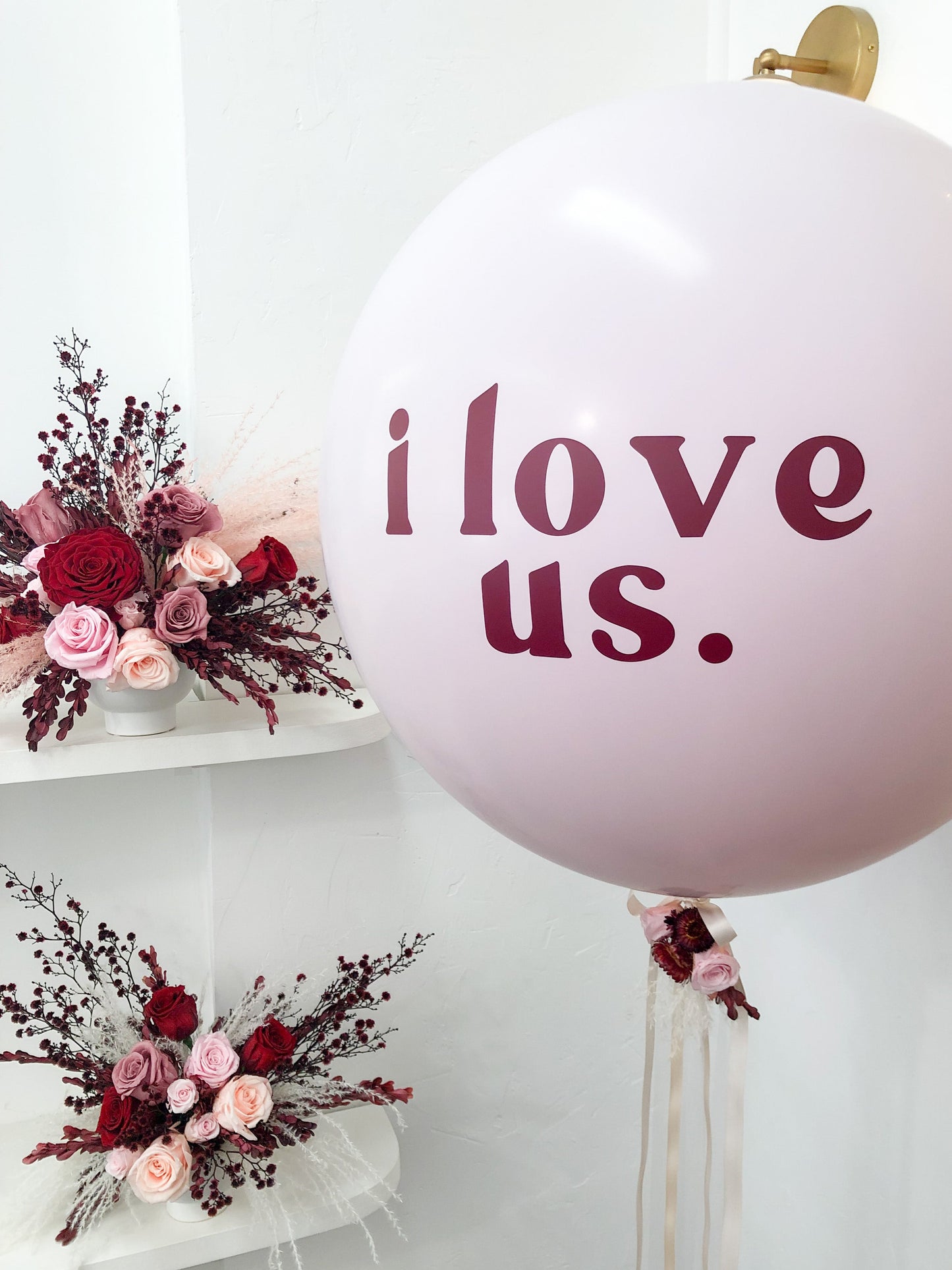 Extra Large “Love Quotes” Luxury Balloons 60cm // By Newcastle Dried Flower Co