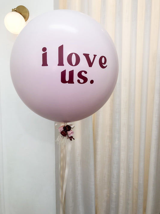 Extra Large “Love Quotes” Luxury Balloons 60cm // By Newcastle Dried Flower Co