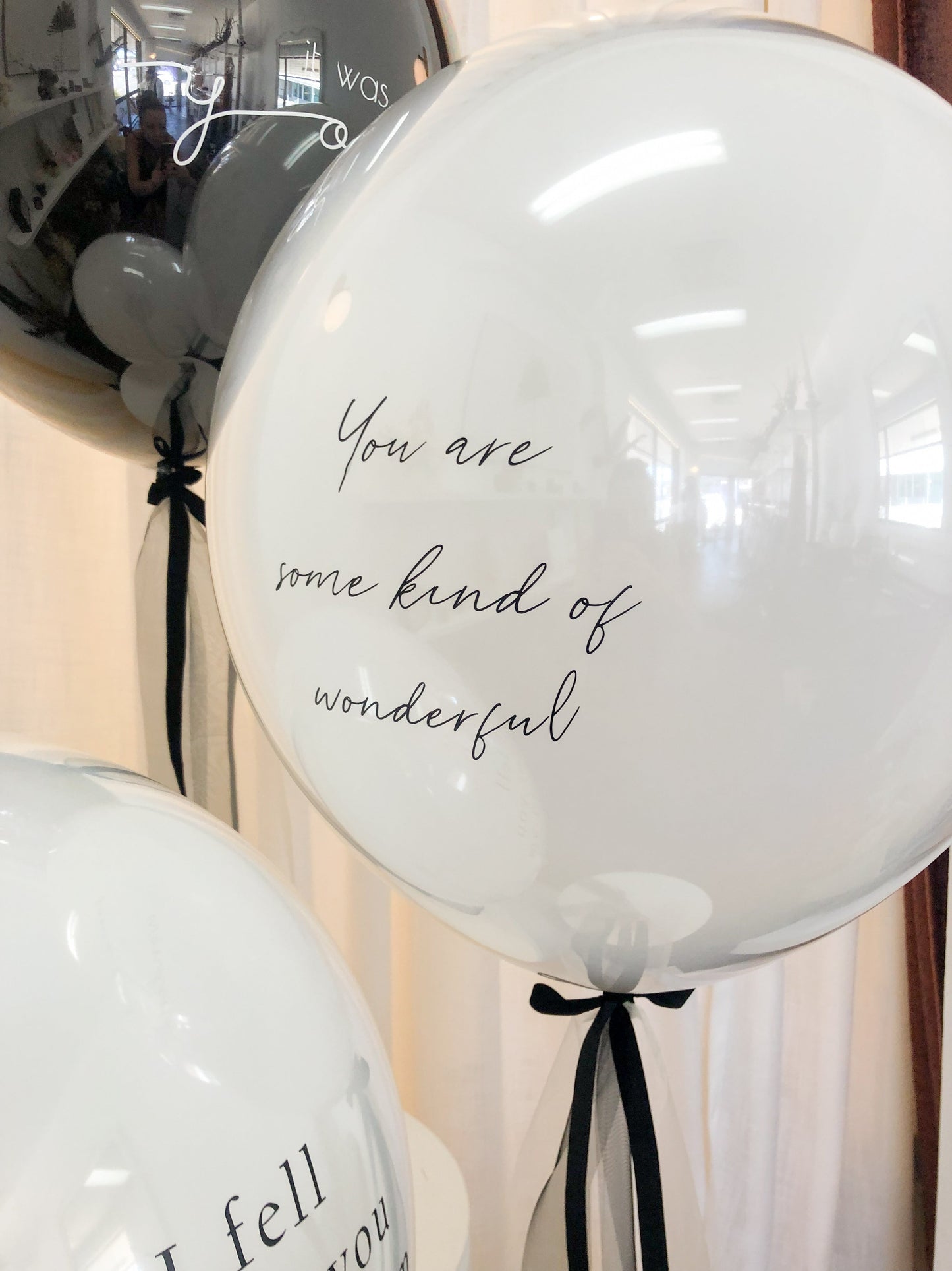 “Love Quotes” Luxury Balloons 40cm // By Newcastle Dried Flower Co