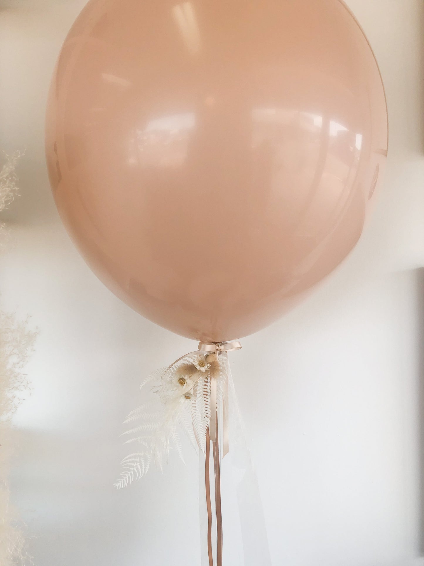Mini Dried Posy for Balloons // by Newcastle Dried Flower Co