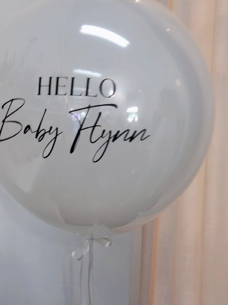 Personalised Baby Balloon // 40cm