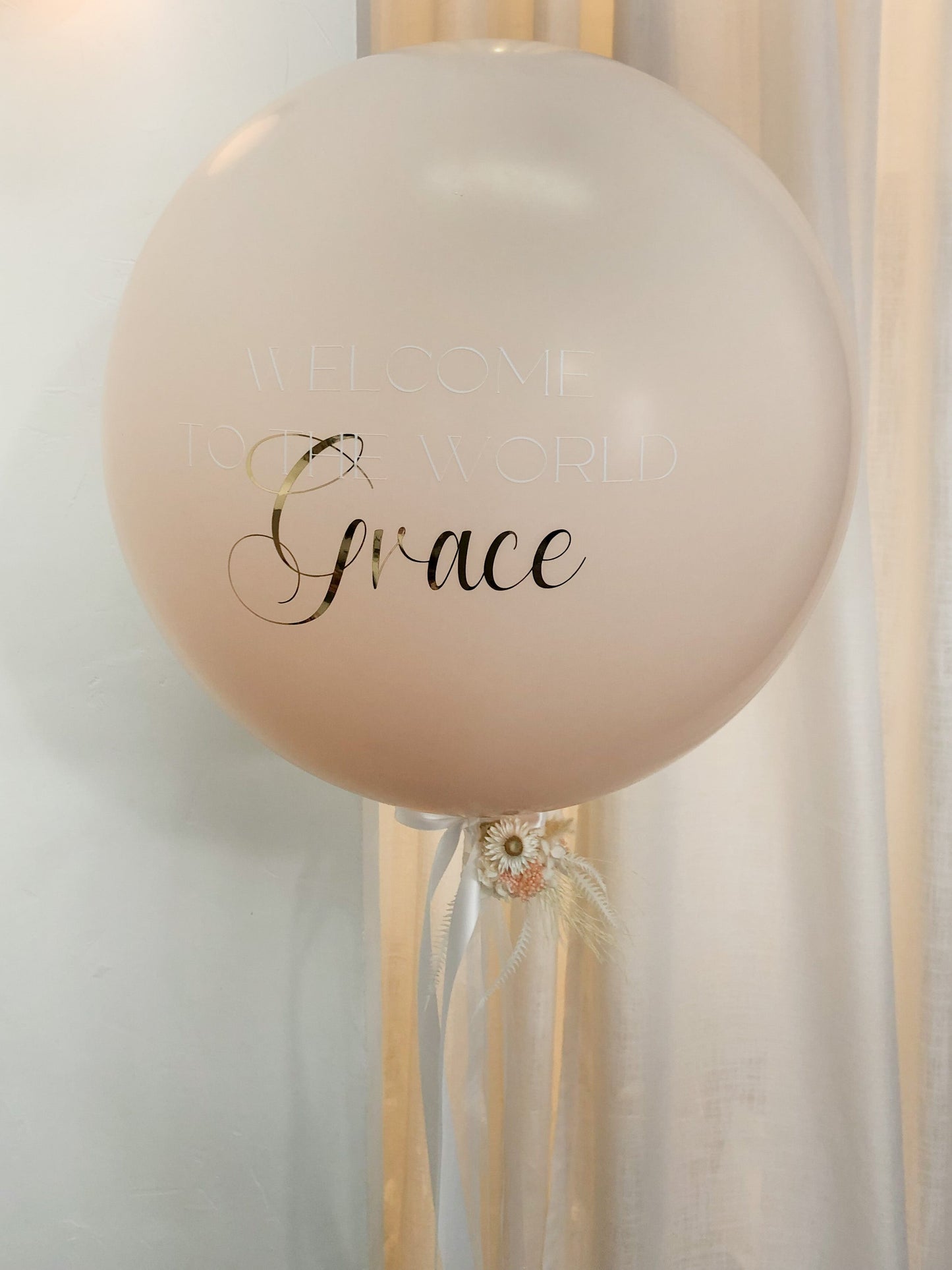 Personalised Baby Balloon // 60cm