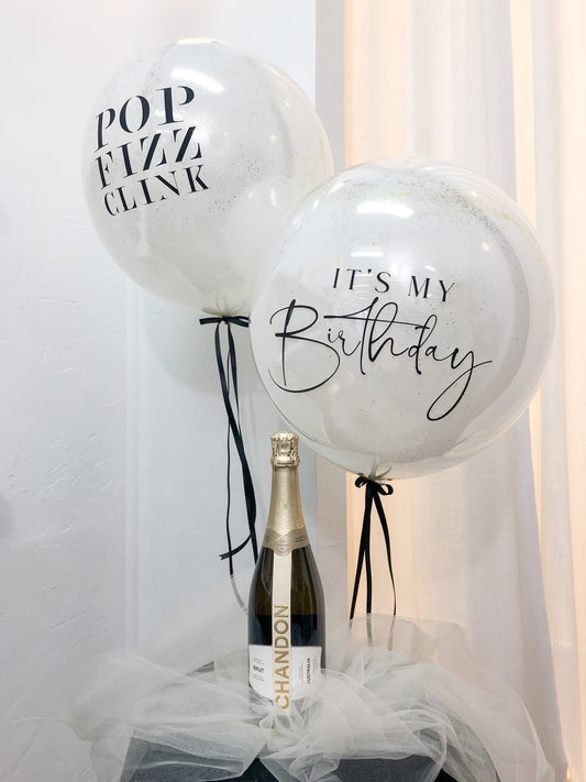 Sparkles & Fizz // Helium Birthday Balloon Bundle